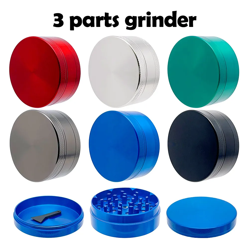 3 부품 Sharpstone 로고 그라인더 40mm 50mm 55mm 63mm Grinder Hand Grinders 연기 액세서리 아빠 장비 CNC 치아 필터 그물 마른 허브