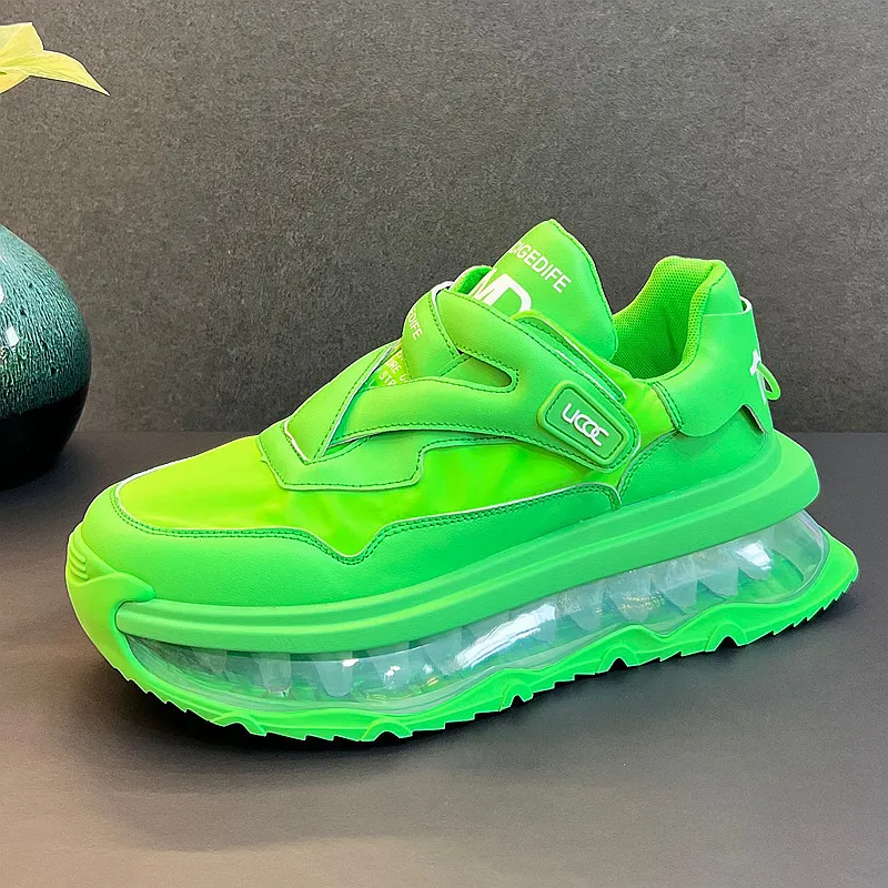Mens Luxury Designer Chunky Sneakers With Air Cushion For Spring