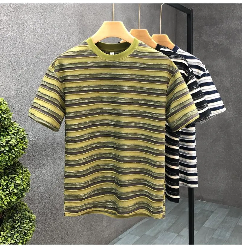 Men's T Shirts E06159 Fashion Tops & Tees 2023 Runway Luxury European Design Short Print Party Style T-Shirts Clothing