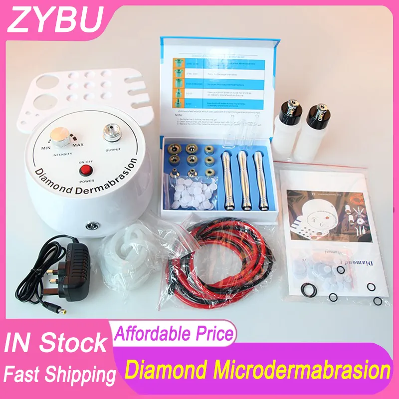 3 in 1 Diamond Microdermabrasion Beauty Machine Vacuum Suction Tool Water Spray Facial Moisten Face Exfoliate Skin Peeling Face Rejuvenation Beauty Care