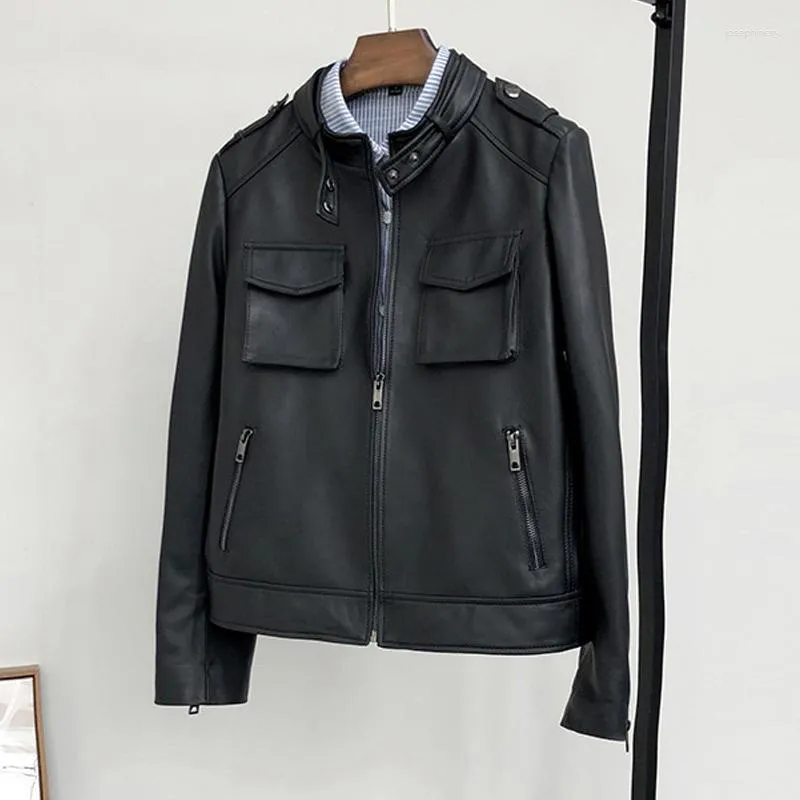 Giacca da donna in pelle 2023 di marca primavera PU giacca Casual Slim motociclista finto outwear donna cappotto di moda punk femminile