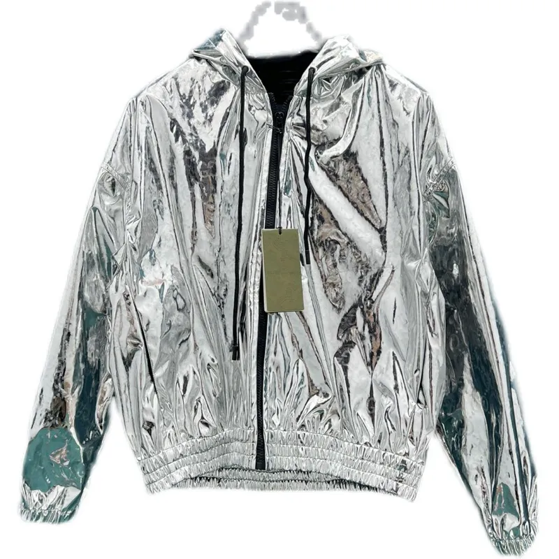 Mens silver outlet windbreaker