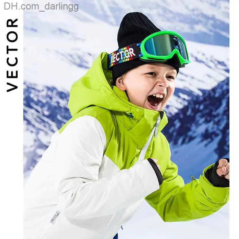 Maschere Da Sci VECTOR Bambini Maschere Da Sci Doppia Lente