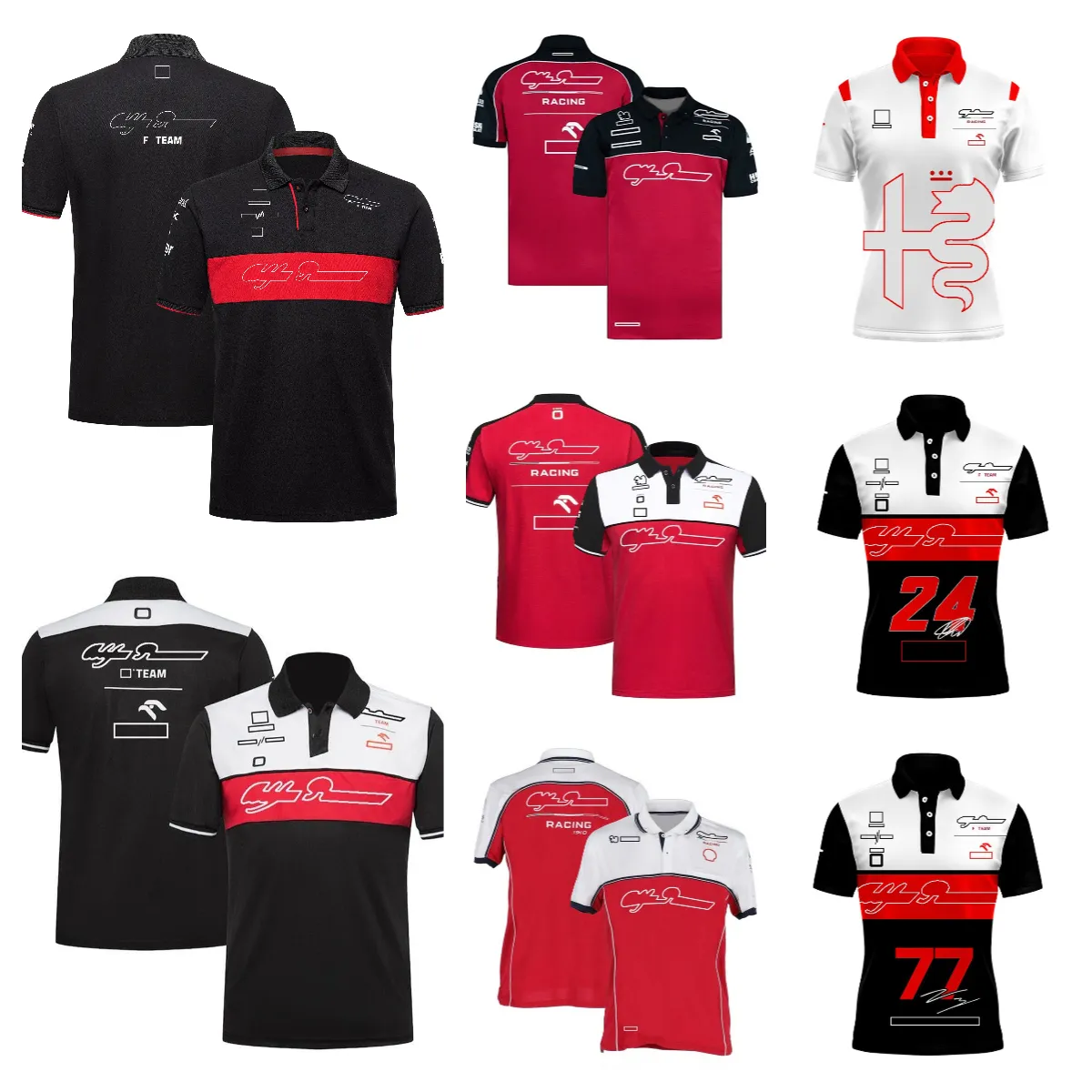 F1 Custom Racing Polo Quick Dry Short Sleeve T Shirt For Men From