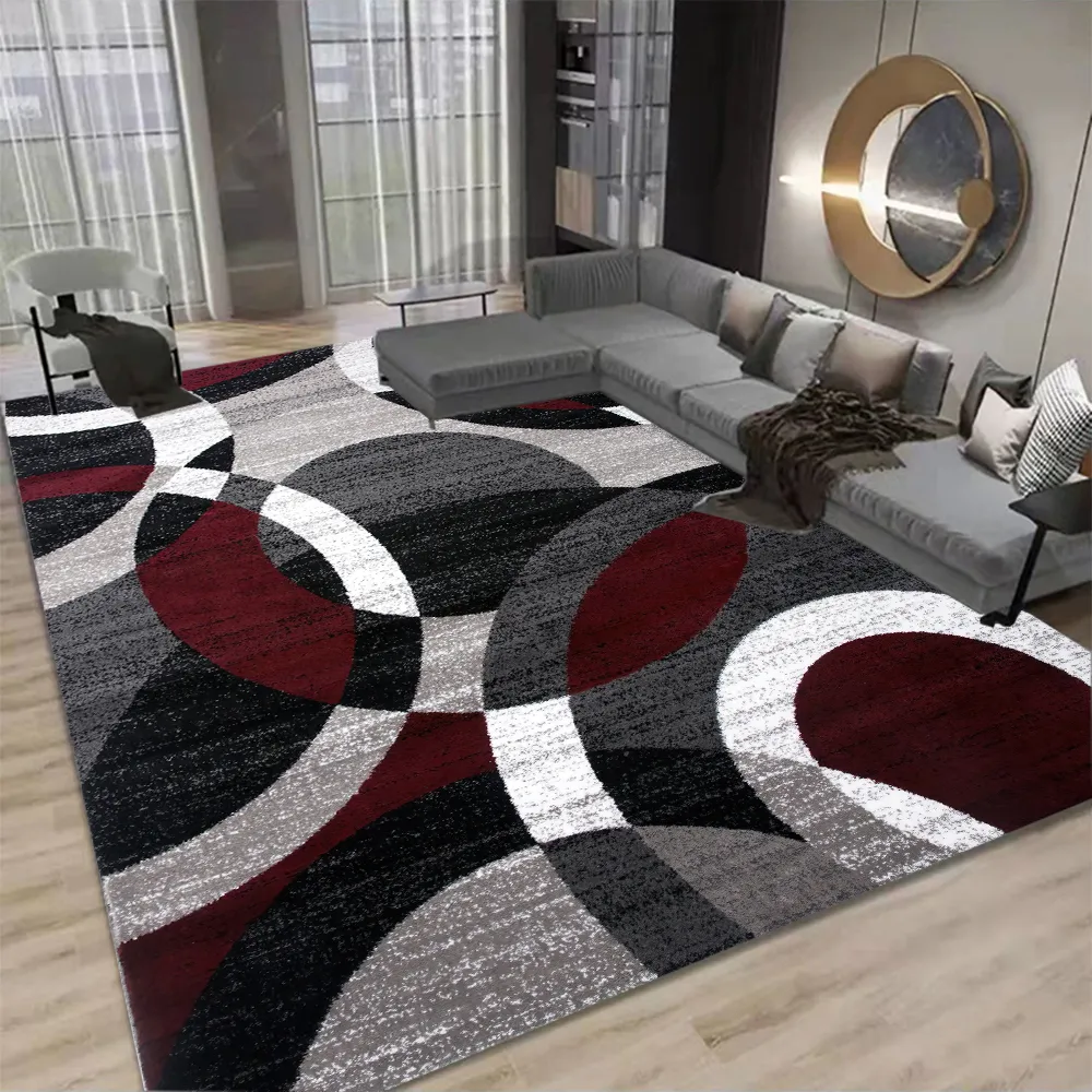 Tapetes nórdico tapete geométrico para sala de estar moderna decoração de luxo sofá mesa grande área tapetes banheiro alfombra para cocina tapis 230830