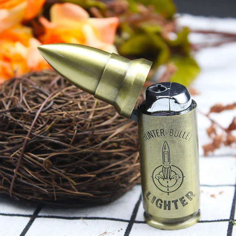 Bullet Lighter Windproof Butane Jet Torch Lighter Metal Cigarette Cigar  Lighter with LED Light from Dhgate Lighters
