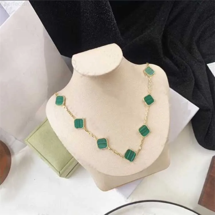 Дизайнерское ожерелье для женщин для женщин четыре ожерелья Clover Blac