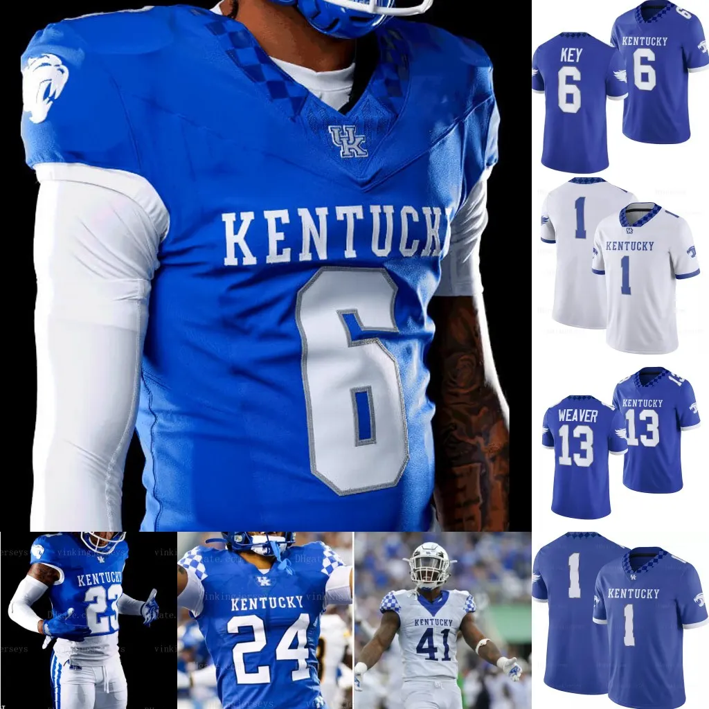 Fotbollströjor Kentucky Wildcats NCAA College Randall Cobb Josh Ali Beau Allen Rodriguez Jr. Michael Drennen II Robinson Benjamin Snell Ake Tim Couch Terry Wilson