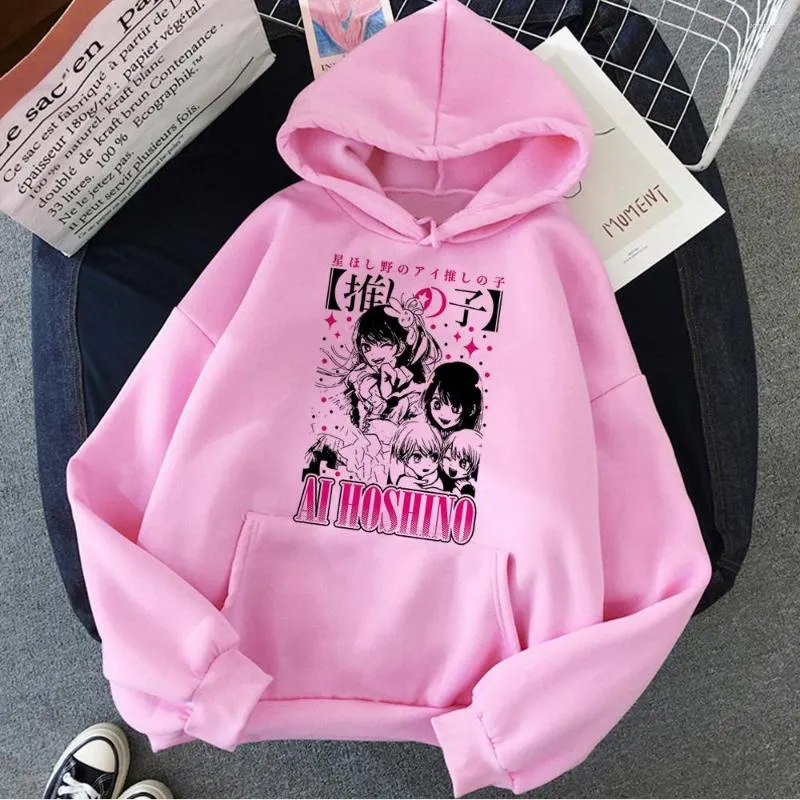 Sweats à capuche pour femmes Oshi No Ko Femmes Kawaii Anime 2023 Style coréen Pull Vêtements Pull graphique