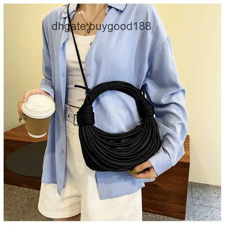 Designer Bag Tote Bags Candy Mini Jodie Creative Summer Fashion Crossbody Handbag Thread Bundle Sticked Knot Single Shoulder For Women Bives