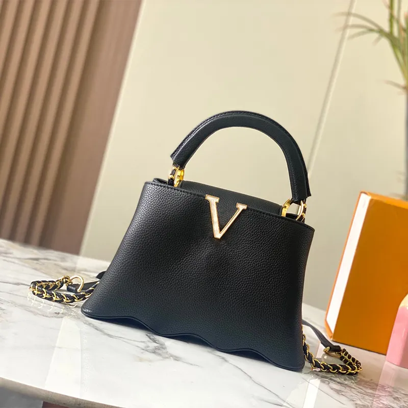 Luxury Designer Totes Women Satchel Bags Handbag Leather Crossbody Shoulder Bags Wave Base From 41 82 DHgate