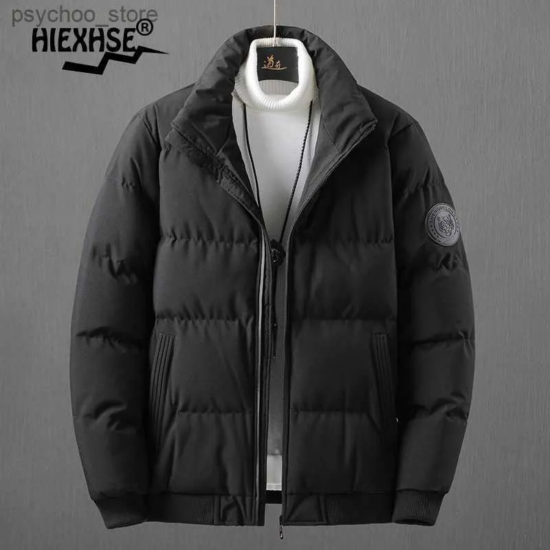 MEN'S DOWN PARKAS MEN 2021 Autumn Casual Parkas Coat Mens Jacket Coat Fashion Winter Dark Warm Bated Outwear Outwear Parks Stack