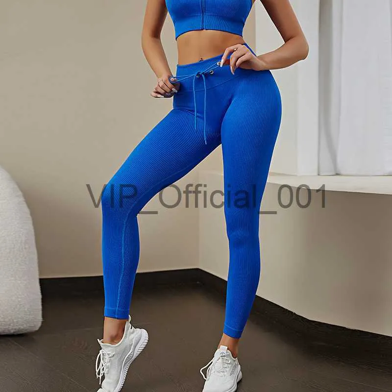 High Waist Seamless Seamless Yoga Tights For Women Drawstring