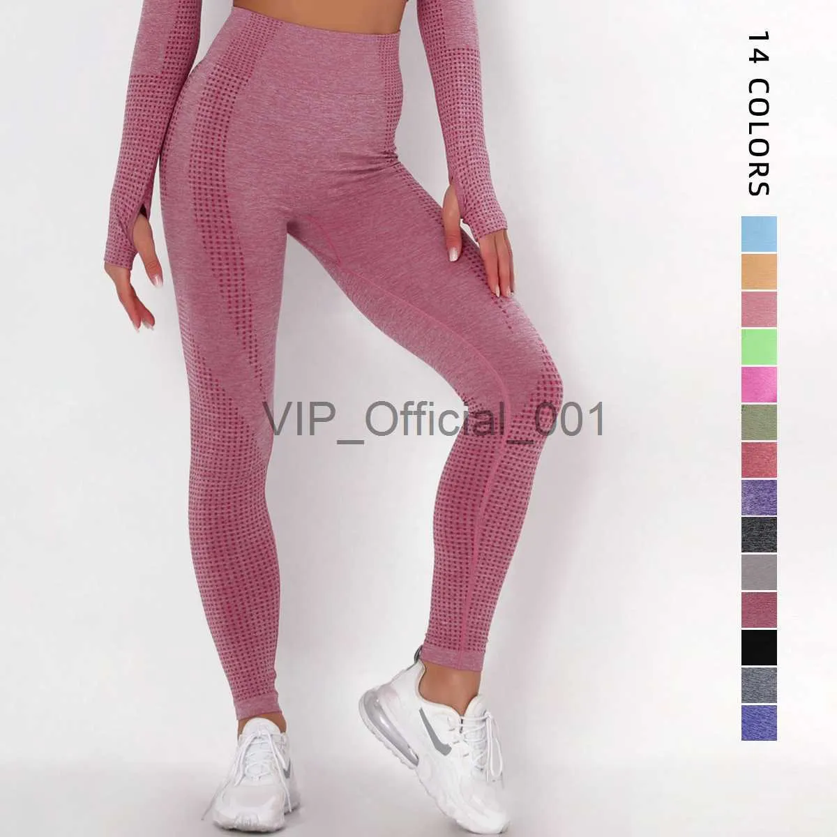 High Waist Seamless Smiley Cotton Spandex Yoga Pants For Women 2022  Collection From Vip_official_001, $4.62