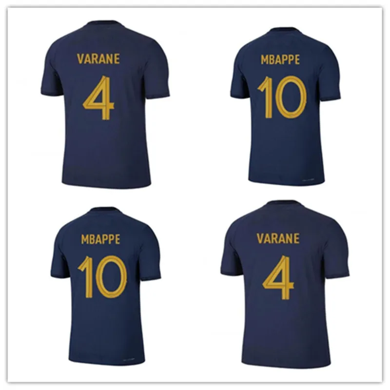 Franse BenzEMA MBAPPE New Jersey 22/23 GRIEZMANN POGBA KANTE maillot Top DE RANE SALI DIGNE GIROUD Voetbal volwassen heren kinderset