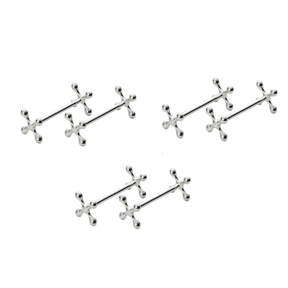 Autre organisation de stockage de cuisine 6 pcs baguettes en alliage de zinc reste cuillères support fourchettes couteaux support rack métal artisanat table décoration 230830