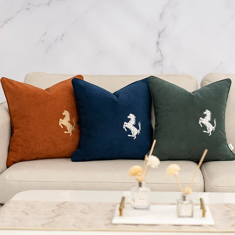 Дизайнерская декоративная подушка роскошные подушки хлопковые роскошные квадратные подушка