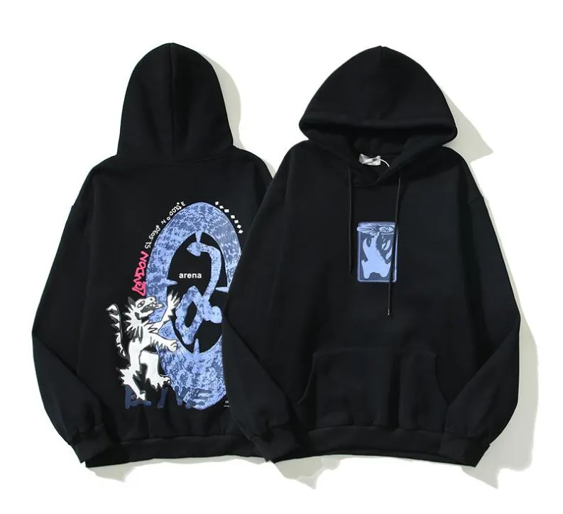 N5301 spring hip hop black man Sweatshirt fleece mens hoodie jumper designer hoodies streetwear pullover Men's Clothing