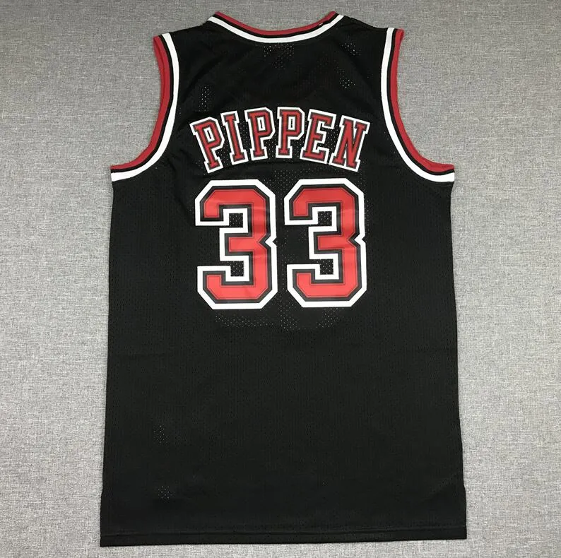 SL 23 Michael Jor Dan Bu Scottie Pippen Basketball Jersey Chicagos Dennis Ro d man Mitcand Ness Throwback Red White Black Green Size S-XXL