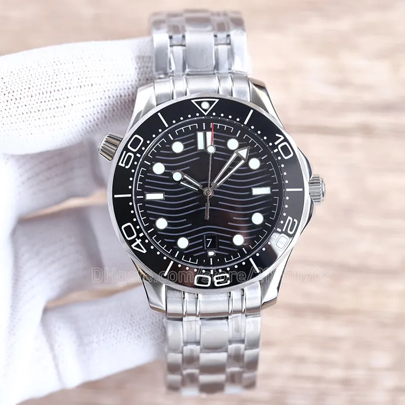 Reloj automático para hombre Relojes para hombre Relojes de diseño para hombres Reloj de pulsera de 42 mm Movimiento automático Relojes de pulsera de buceo para buzos Zafiro luminoso a prueba de agua