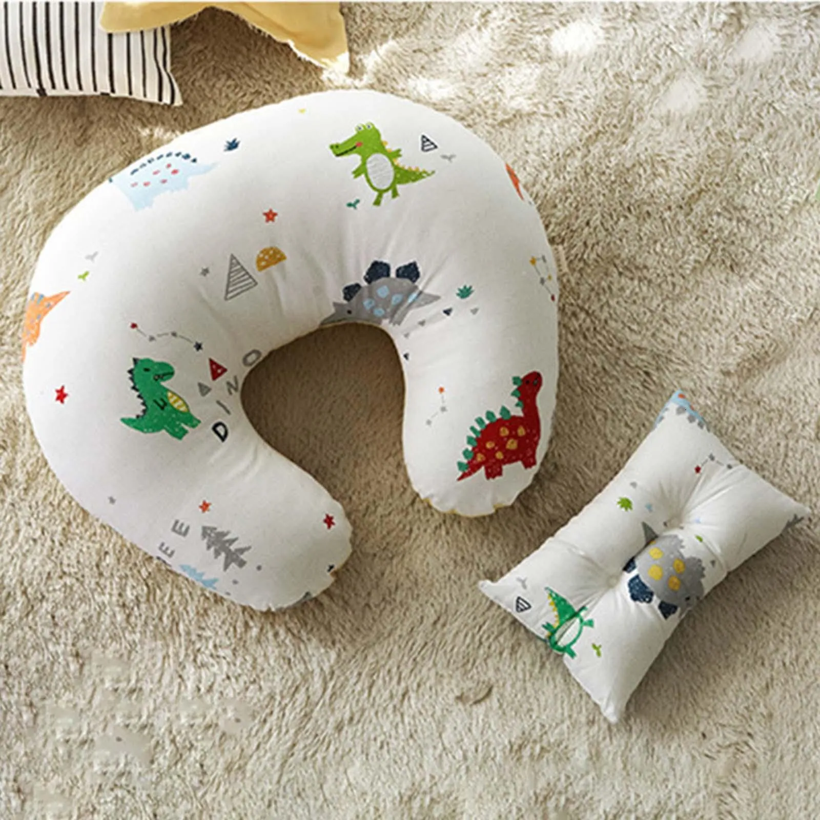 U Shape Baby Breastfeeding Pillow with Hidden Zipper for Mom