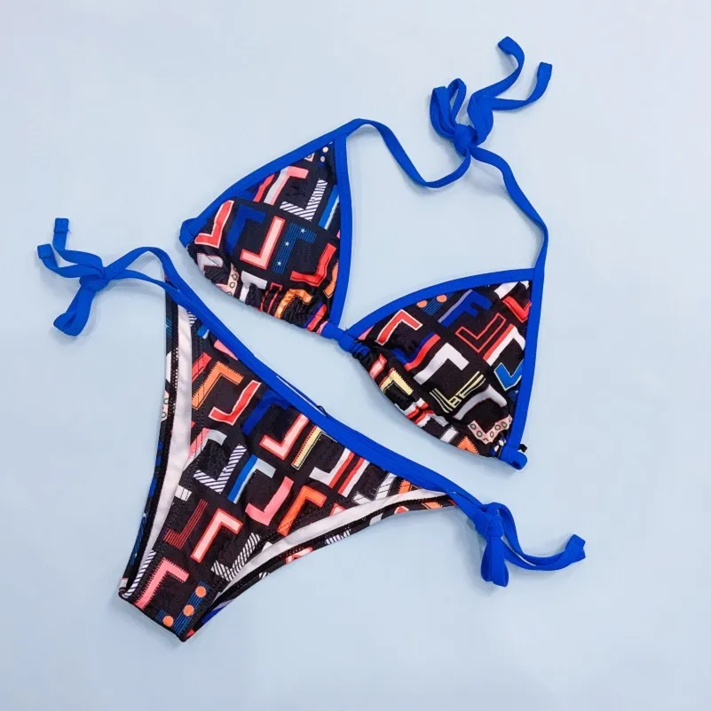 Projektant Swimsuit Luxury seksowne bikini litery marki stroje kąpielowe panie bez pleców podzielony strój kąpielowy