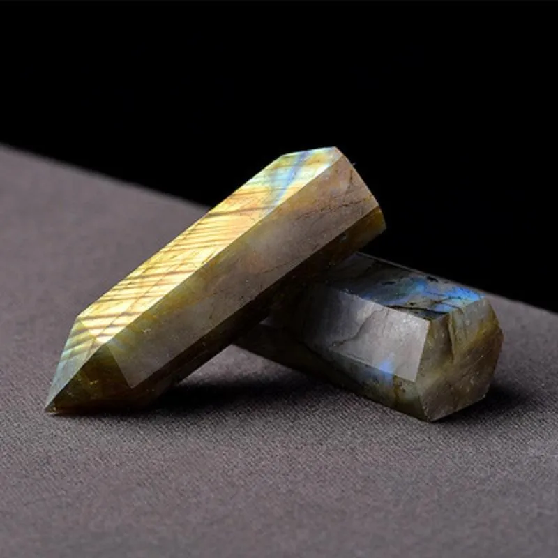 Colonne En Cristal De Quartz Rose Hexagonale 10cm - Baguette De Guérison, Neuf Avec étiquettes