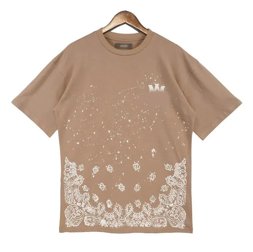 Summer Mens Diseñador de diseñadores Tamisetas de moda impresa Camiseta de algodón de algodón Camiseta de manga corta Hip Hop Streetwear Camisetas Amiris