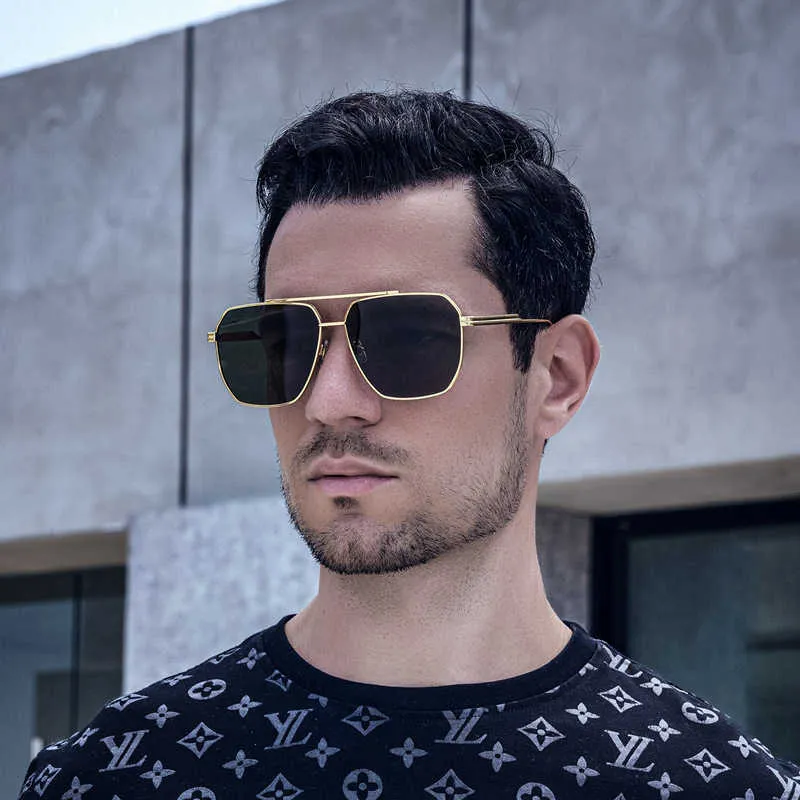 Sunglasses Retro Oversized Square Polarized... From  display picture 2