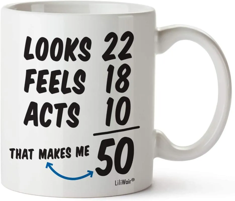 Taza para mujer 50 cumpleaños