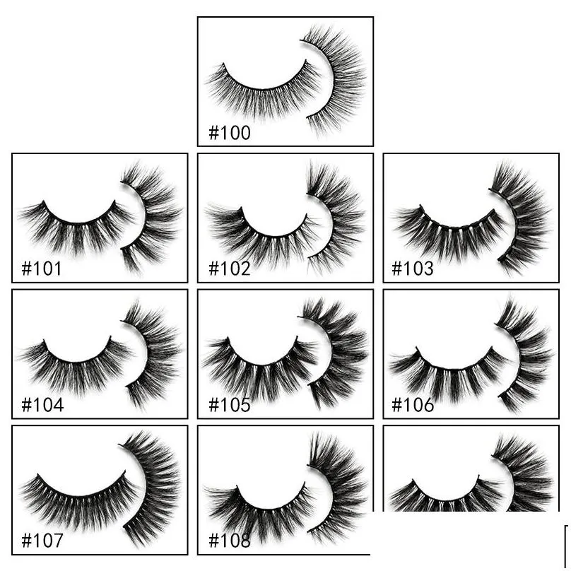 3d mink eyelash wholesale lashes false eyelashes in bulk case with multicolor base card coloris makeup eye lash packaging box