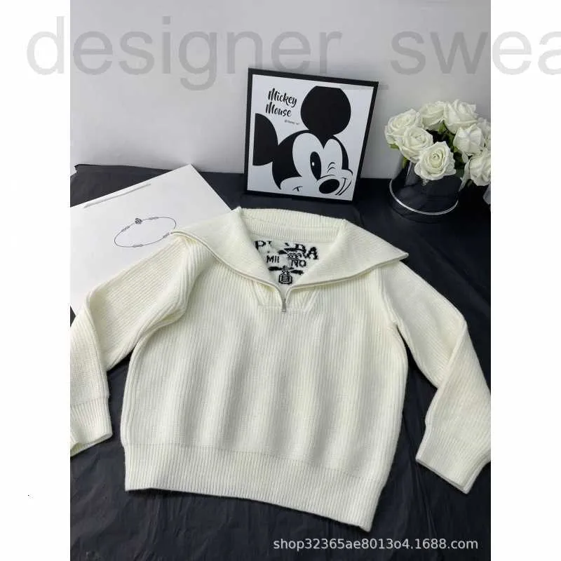 Sweats à capuche pour femmes Sweats designer 22 automne et hiver nouveau pull revers faux deux pièces design institut style réduisant l'âge doux