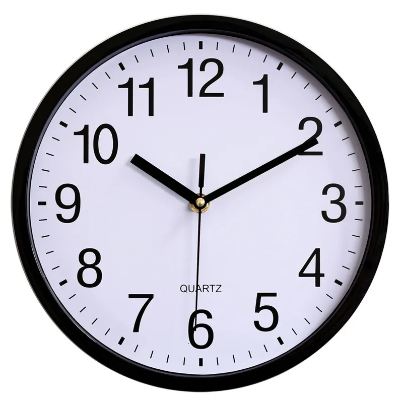 Zegary ścienne 10 cali 25 cm plastikowy zegar ścienny kwarc zegar sypialni Zegar ścienny prosty zegar 230301