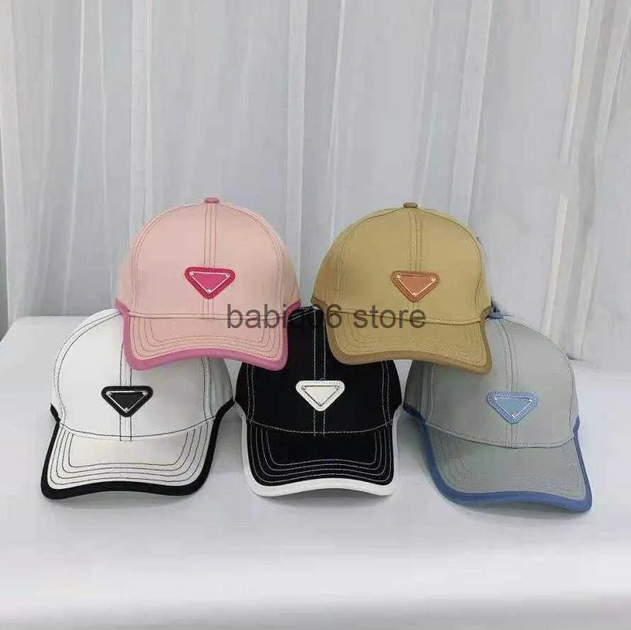 Ball Caps 2021 Projektanci Canvas Cap Men Kobiet Baseball Hats Outdoor Sport Klasyczny czapkę europejską czapki letnie T230301