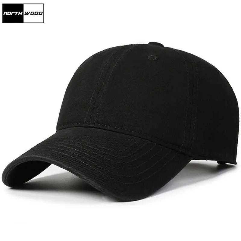 Ball Caps Northwood Solid All Cotton Baseball Cap Women Женщины бренд Bone Snapback мягкий материал папа шляпа мода Trucker Caps Gorras Hip Hop Z0301