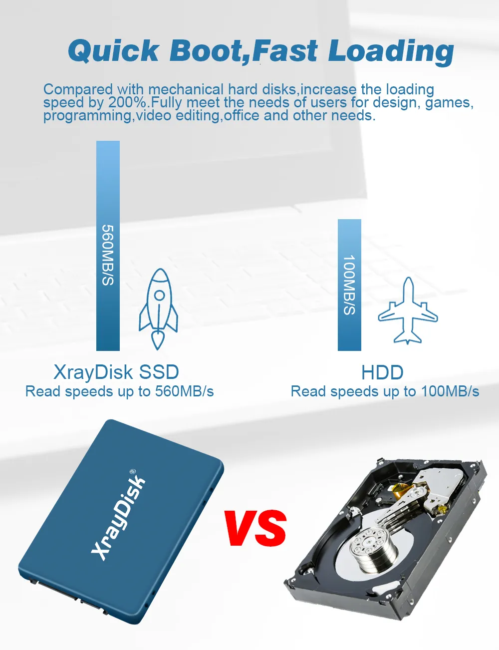 Heakiya Solid State Disk Metal High Speed SATA 3.0 SSD Noiseless 1TB Xraydisk Metal Case Sata3 Ssd 120GB 480GB 256GB Internal Solid State Drive  Hard Disk For Laptop\u0026Desktop - AliExpress