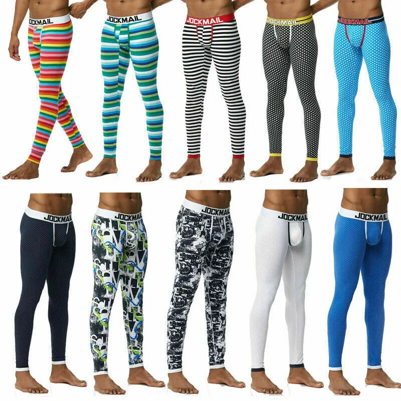 Herren-Trainingsanzüge, Thermo-Unterwäsche, lange Unterhosen für Männer, verdicken, sexy Herren-Unterhosen, Pyjama, niedrige Leibhöhe, enge Leggings, warme lange Unterhosen 230301