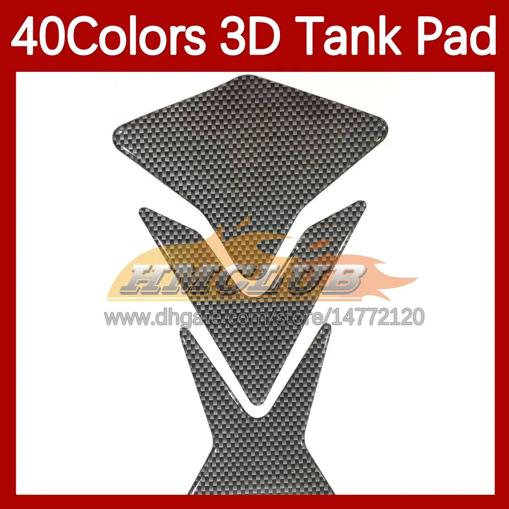 Motosiklet çıkartmaları 3D karbon fiber tank ped koruyucusu Honda CBR1100XX Blackbird CBR1100 CBR 1000 XX 96 97 98 1999 2000 01 Gaz Yakıt Deposu Kaplama Çıkartması 40 Renk