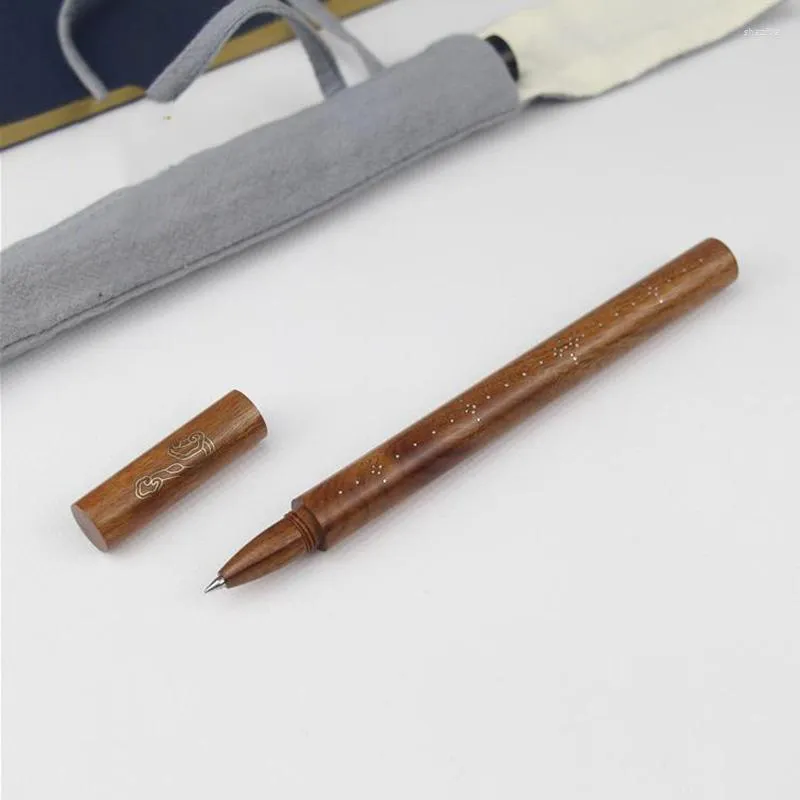 Chinatraditionele handleiding Rosewood Signature Pen Natuurlijke kleur culturele benodigdheden voor bedrijven en school als luxe geschenk