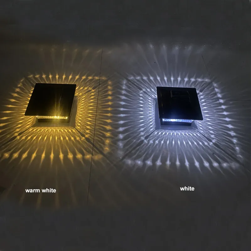 thumbnail image 2 of JAYXC HOME 4-Pack Outdoor Solar Copper Fence Post Lights - White LED For 4x4 Wood Posts 2 of 4