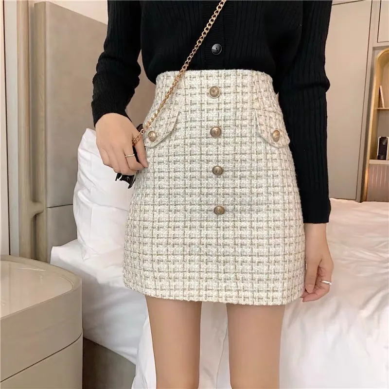 Hemingway Check Tweed skirt のみ Hemingway Check Tweed Skirt（スカート）｜Her lip to（ハー