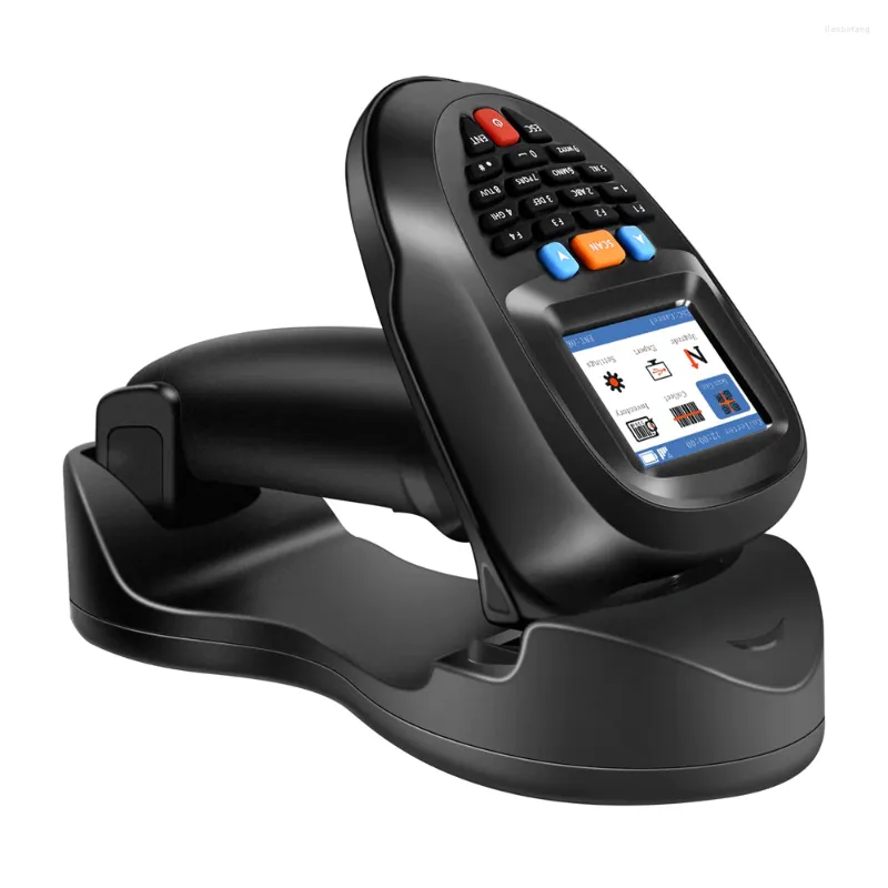 Barcode-Scanner, 1D/2D, kabelloser Barcode-Leser, Sammler, Datenterminal, Inventarisierungsgerät, 2,4 GHz, Bluetooth