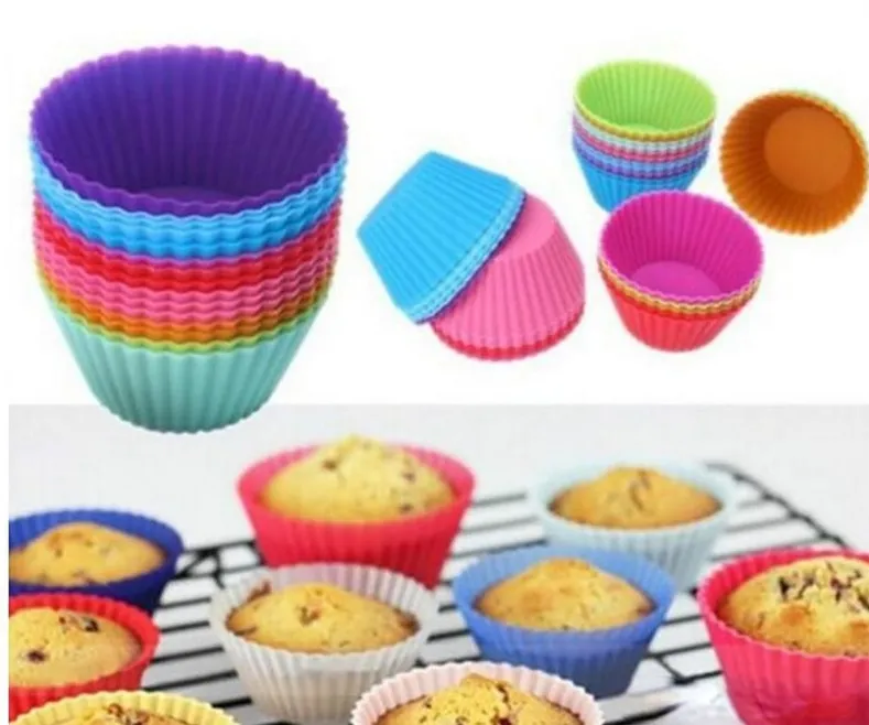 Silicone Cupcake Molds: Non Stick, Heat Resistant Baking Cups For