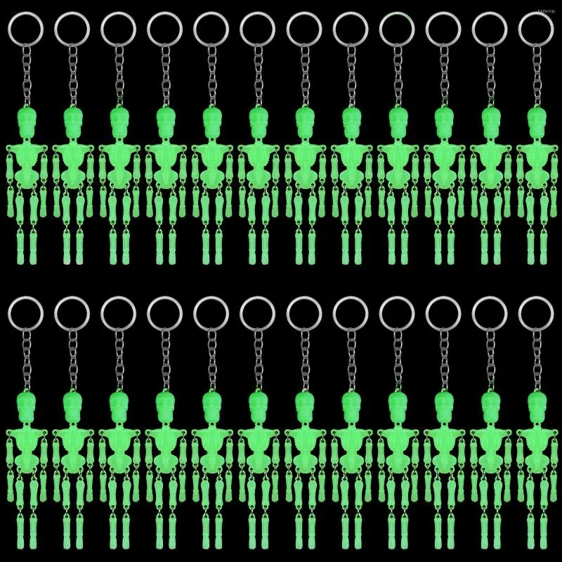 Nyckelringar vikbart skeletthänge nyckelkedja