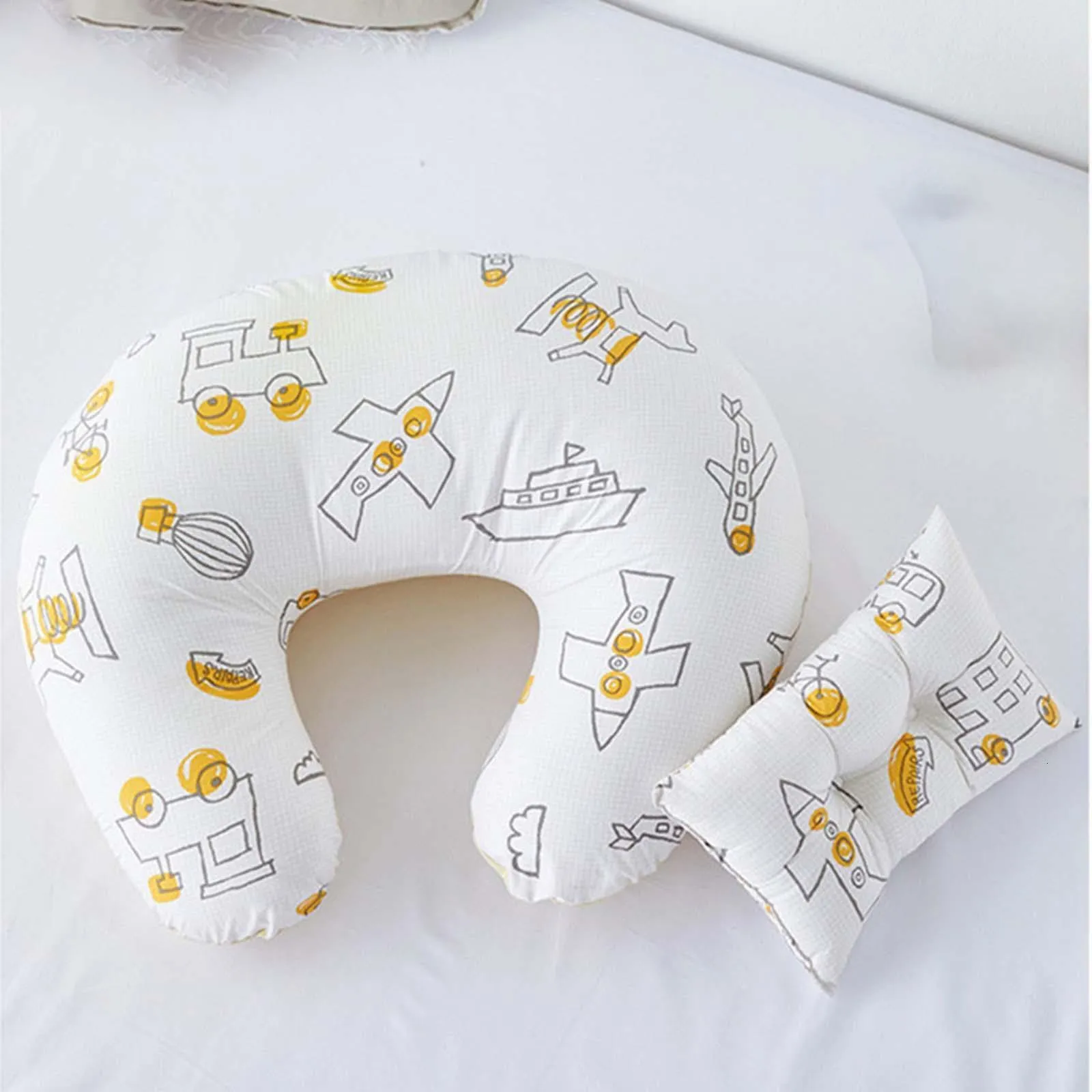 U Shape Baby Breastfeeding Pillow with Hidden Zipper for Mom