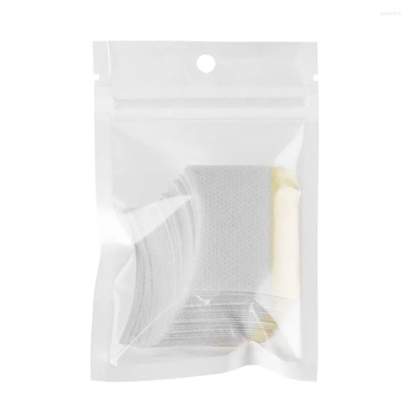 Faux Cils 40pcs Beauté Jetable Antistimulation Blanc Coton Pads Extension Retrait Sous Les Yeux