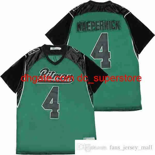 4 Colin Kaepernick Highs Chool Football Jersey Movie Szyfowane koszulki