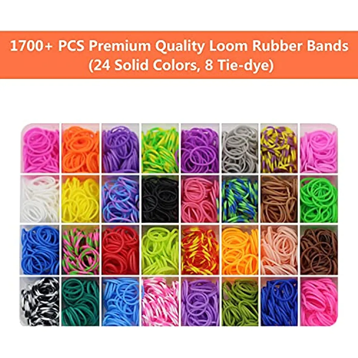 Premium Rubber Bracelet Refill Set Up Loom Bands Toys In 32 Variety Colors  For Kids Boys And Girls From Sxe_toys, $6.74