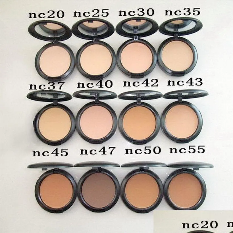 Face Powder Makeup Nc Nw Press Poudre Designer Make Up Compact Plus Foundation Natural Whitening Firm Brighten Contour Powders Drop Dhgqa