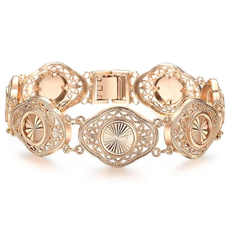 Link Bracelets Chain 9 Styles 585 Rose Gold Bangle Bangele